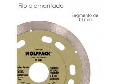 Disco Diamante Ø 115 mm. Materiales de Ultima Generación. Segmento de 10 mm.