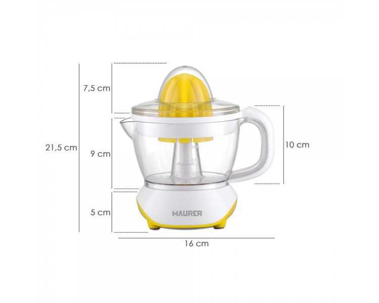 Exprimidor Naranjas Electrico 25 Watt. Capacidad 700 Ml. Exprimidor Zumo Narajas, Exprimidor Fruta