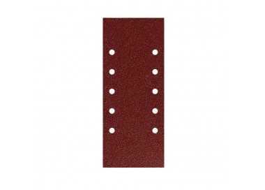Lija Recambio Con Velcro 115x280 mm. con Agujeros Grano  80 (10 Piezas)