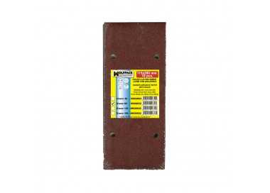 Lija Recambio Con Velcro 115x280 mm. con Agujeros Grano  80 (10 Piezas)