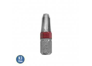 Puntas Destornillador Phillips Nº 3 (2 Piezas). Acero S2 al Cromo Vanadio. Puntas Hexagonales, Destorpuntas,