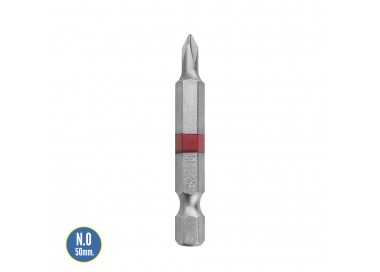 Puntas Largas Destornillador Phillips Nº 0 (2 Piezas). Acero S2 al Cromo Vanadio. Puntas Hexagonales, Destorpuntas,