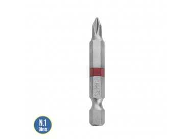 Puntas Largas Destornillador Phillips Nº 1 (2 Piezas). Acero S2 al Cromo Vanadio. Puntas Hexagonales, Destorpuntas,
