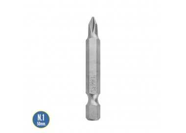 Puntas Largas Destornillador Phillips Nº 1 (20 Piezas). Acero S2 al Cromo Vanadio. Puntas Hexagonales, Destorpuntas,