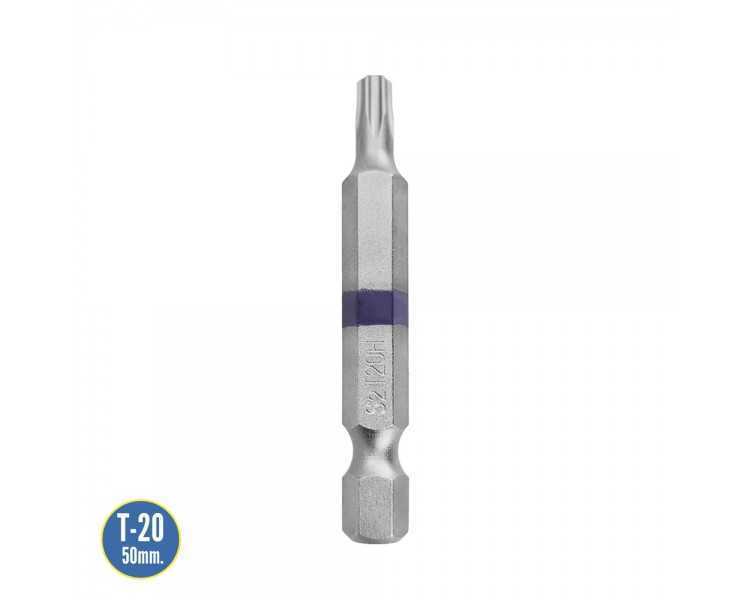 Puntas Largas Destornillador Torx T20 (2 Piezas). Acero S2 al Cromo Vanadio. Puntas Hexagonales, Destorpuntas,