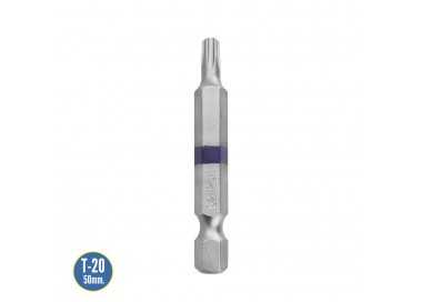 Puntas Largas Destornillador Torx T20 (2 Piezas). Acero S2 al Cromo Vanadio. Puntas Hexagonales, Destorpuntas,