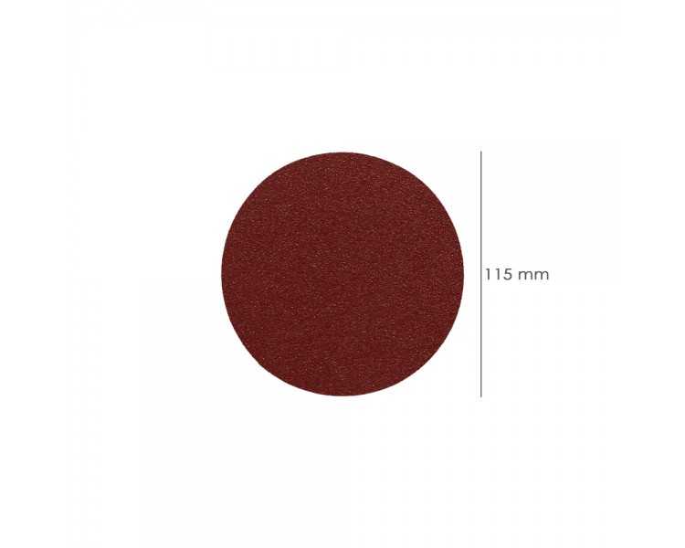 Lija Recambio Velcro Disco Ø 125 mm. Con Agujeros Grano 120 (10 Piezas)