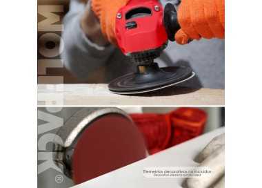 Lija Recambio Velcro Para Amoladora Ø 180 mm. grano 120 (10 Piezas)
