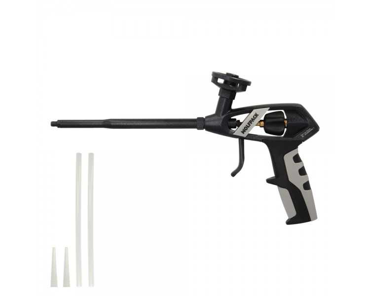 Pistola Para Espuma Poliuretano Recubriemiento Integro PTFE  (Interior y Exterior) Pistola Calafatear, Rellenar, Sellar