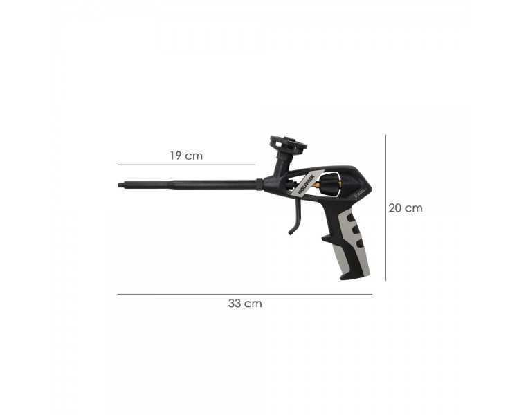Pistola Para Espuma Poliuretano Recubriemiento Integro PTFE  (Interior y Exterior) Pistola Calafatear, Rellenar, Sellar