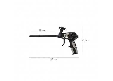Pistola Para Espuma Poliuretano Recubriemiento Integro PTFE  (Interior y Exterior) Pistola Calafatear, Rellenar, Sellar