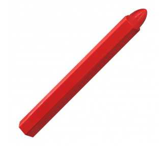 Cera Marcadora Roja (Caja 12 Piezas)  Cera Trazadora, Marcador Industrial, Marcador Metal, Marcador Piedras