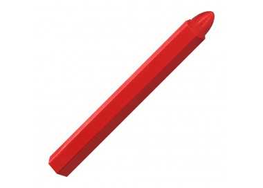 Cera Marcadora Roja (Caja 12 Piezas)  Cera Trazadora, Marcador Industrial, Marcador Metal, Marcador Piedras