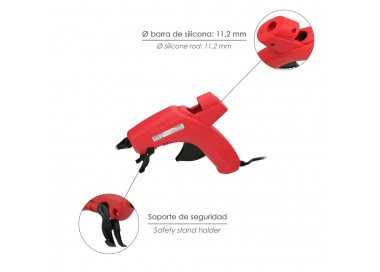 Pistola Termocolante Wolfpack-IDE  80 w. / 11,5 mm Profesional