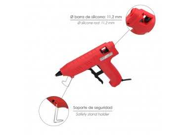 Pistola Termocolante Wolfpack-IDE 100 W. / 11,5 mm. Industrial