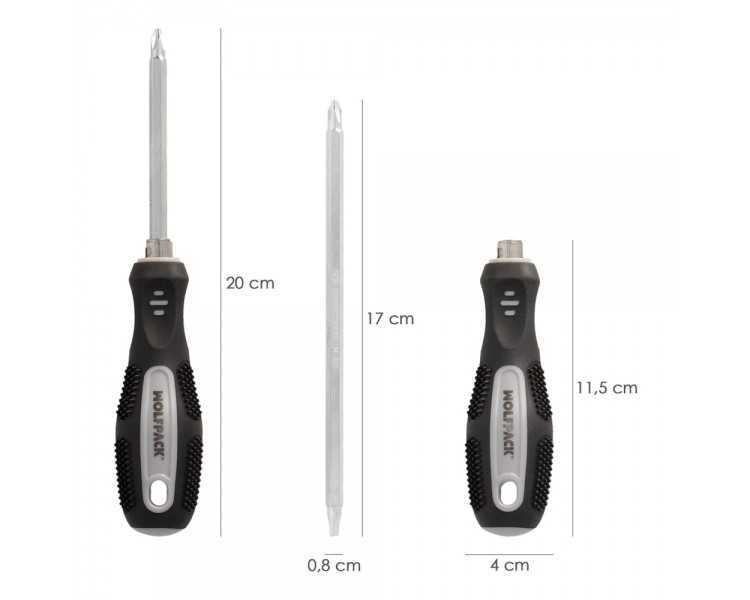 Destornillador Intercambiable 6x150 mm.