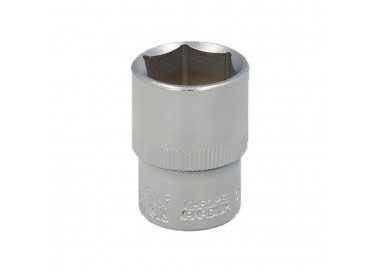 Llave Vaso 1/2" Hexagonal 20 mm. Perfil de 6 caras. Acero Cromo Vanadio, Aristas Redondas