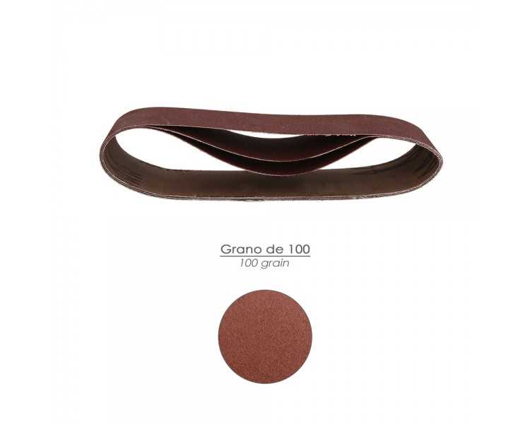 Lija Recambio Banda 75x457 mm. Grano 100 (3 Piezas)