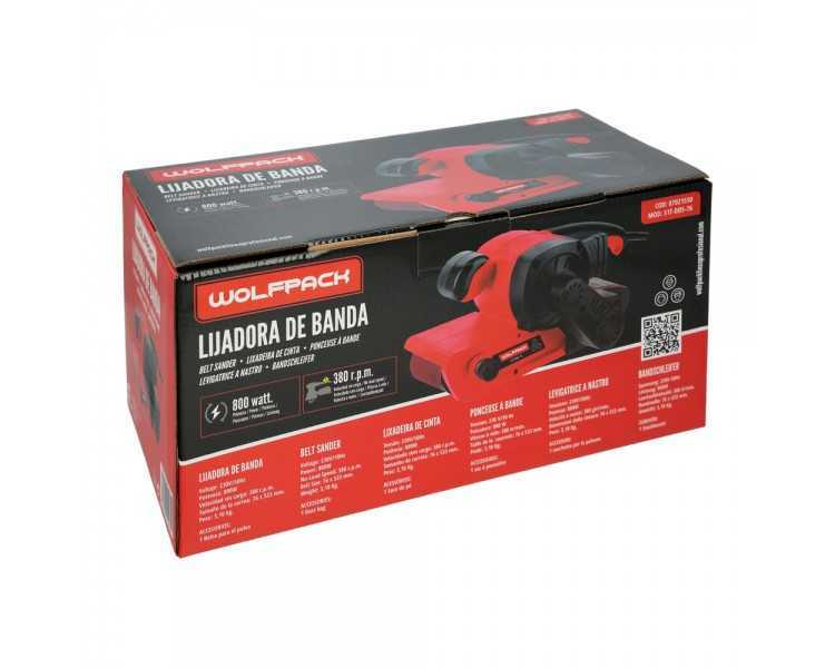 Lijadora De Banda 800 Watt. Con Aspiración Integrada