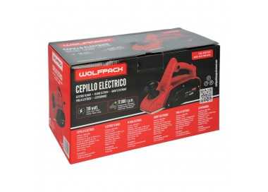 Cepilladora Electrica 710 Watt. Ancho Corte 82 mm. Profundidad 2 mm. Base Aluminio / Acero Cepillo Electrico Madera Carpintero