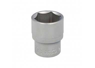 Llave Vaso 1/2" Hexagonal 23 mm. Perfil de 6 caras. Acero Cromo Vanadio, Aristas Redondas