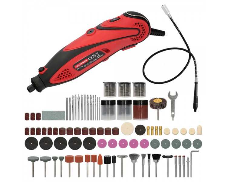 Multiherramienta 135 Watt. Con 210 Accesorios y Maletin. Herramienta Multifunción, Mini Taladro, Herramienta Rotativa, Amoladora