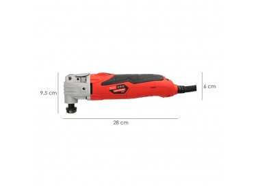 Herramienta Multifuncion Oscilante 300 Watt. Con Accesorios 23.000 R.P.M. Variador Velocidad, Cambio Rapido Hoja, Cortar, Lijar
