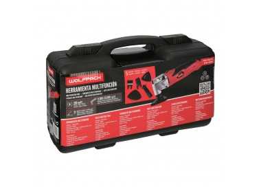 Herramienta Multifuncion Oscilante 300 Watt. Con Accesorios 23.000 R.P.M. Variador Velocidad, Cambio Rapido Hoja, Cortar, Lijar