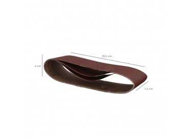 Lija recambio banda  75x533 mm. grano  80 (3 Piezas)