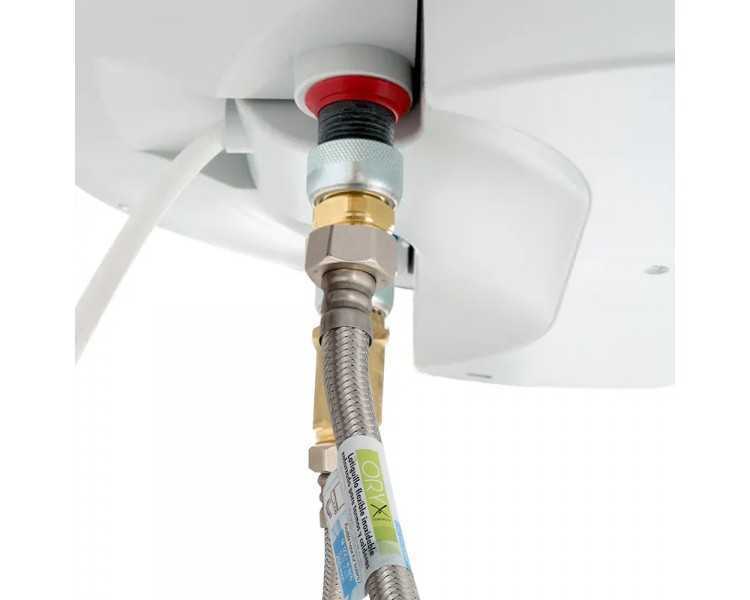 Latiguillo Flexible Reforzado Acero Inoxidable Termo Macho 1/2" - Hembra 1/2" Longitud 300 mm