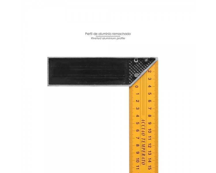 Escuadra Metalica 250 mm. Escuadra Carpintero, Escuadra Construcción,