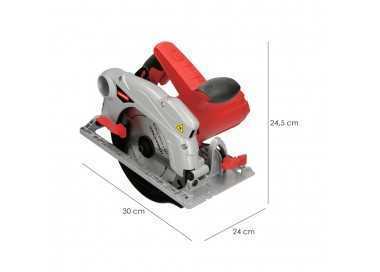 Sierra Circular 1300 Watt. Con Laser Disco 185 mm. 4.700 RPM Corte Inglete Regulador de Profundidad. Ingletadora, Sierra Madera
