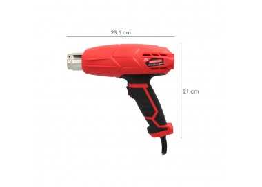 Pistola Aire Caliente 2000 Watt. 2 Potencias Con  Accesorios. Decapador, Pistola Decapar Aire Caliente