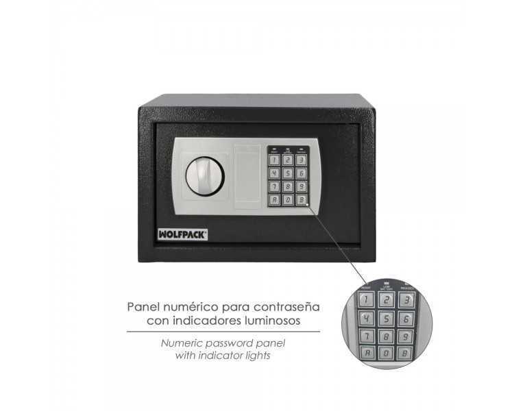 Caja Fuerte Sobreponer Electrica 31x20x20 cm.