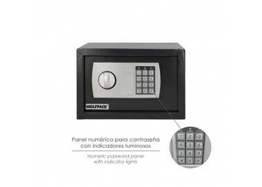 Caja Fuerte Sobreponer Electrica 31x20x20 cm.