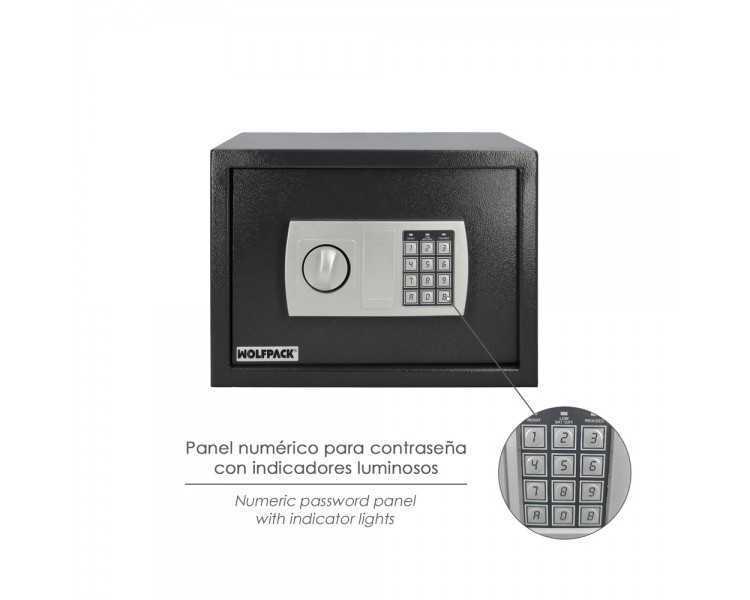 Caja Fuerte Sobreponer Electrica 35x25x25 cm.