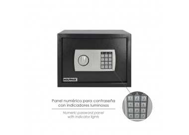 Caja Fuerte Sobreponer Electrica 35x25x25 cm.