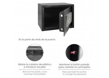 Caja Fuerte Sobreponer Electrica 35x25x25 cm.