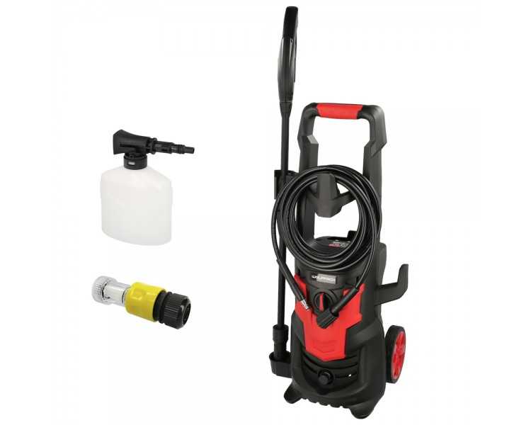 Hidrolimpiadora Alta Presión 135 Bares 1.800 Watt. Con Accesorios. 330 Litros / Hora. Limpiadora de Agua Con Deposito Detergente