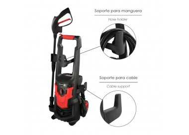 Hidrolimpiadora Alta Presión 135 Bares 1.800 Watt. Con Accesorios. 330 Litros / Hora. Limpiadora de Agua Con Deposito Detergente