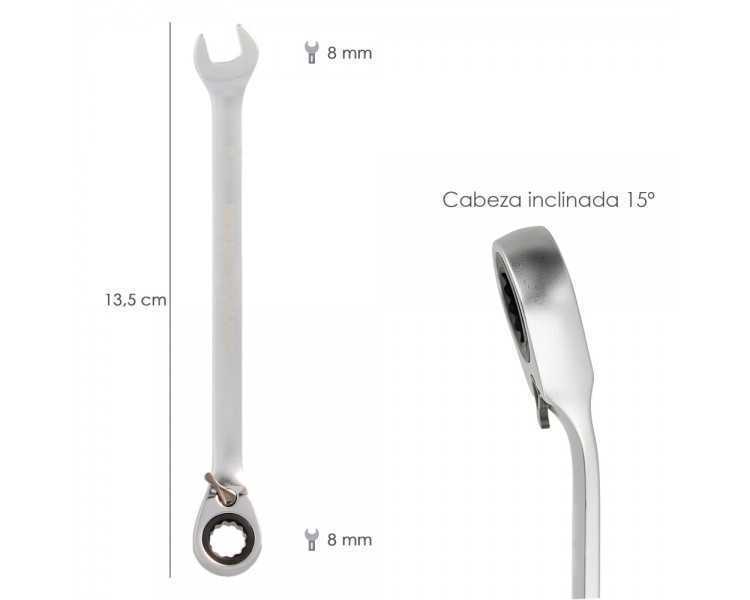 Llave Combinada Con Carraca 8 mm. DIN 3113