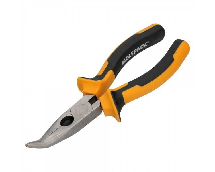 Alicates Boca Curva 150 mm. Acero DIN 5745 Alicates Punta Curva, Alicates Boca Curva Larga,