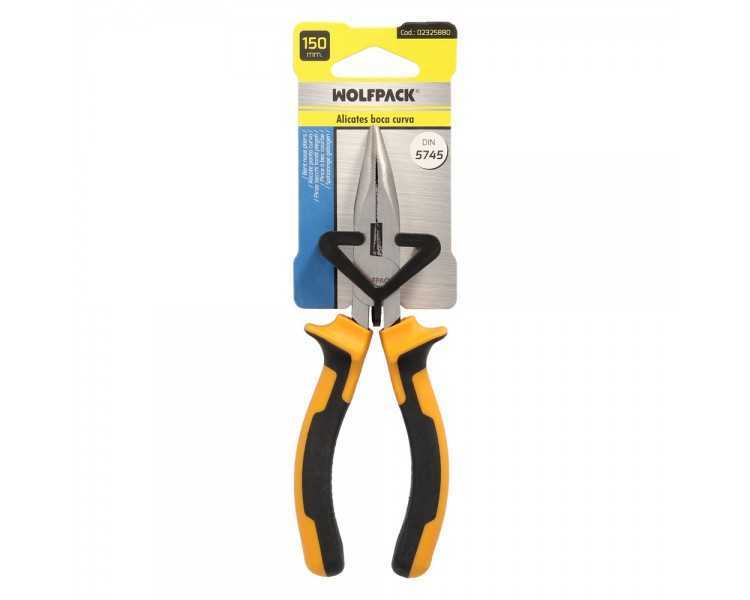 Alicates Boca Curva 150 mm. Acero DIN 5745 Alicates Punta Curva, Alicates Boca Curva Larga,