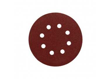 Lija Recambio Velcro Disco Ø 125 mm. Con Agujeros Grano 180 (10 Piezas)