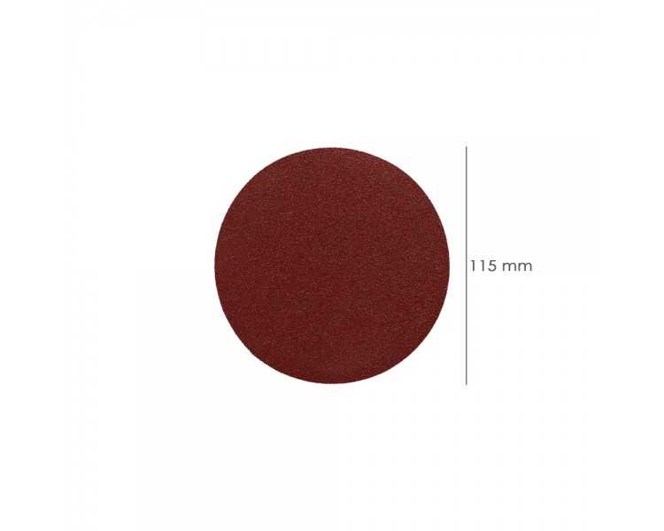 Lija Recambio Velcro Disco Ø 125 mm. Con Agujeros Grano 180 (10 Piezas)
