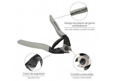Cortacables 190 mm. Acero Corta Cables, Pelador Cables, Cortador De Cables.