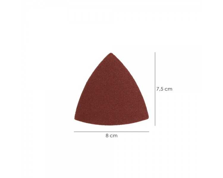 Lija Triangular Para Herramienta Multifuncion. Pack 20 Lijas