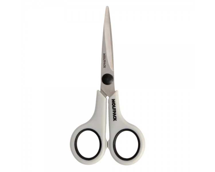 Tijeras Multiuso Acero Inoxidable 5,5" / 140 mm. Hojas Acero Inoxidable, Mango Comodo y Suave