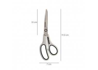 Tijeras Multiuso Acero Inoxidable 7,5" / 180 mm. Hojas Acero Inoxidable, Mango Comodo y Suave