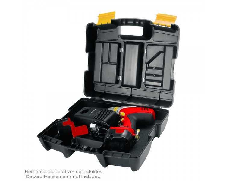 Maletin Electroportatiles 400x340x133 mm. Caja Almacenaje, Malentin Organizador, Organizador Plastico